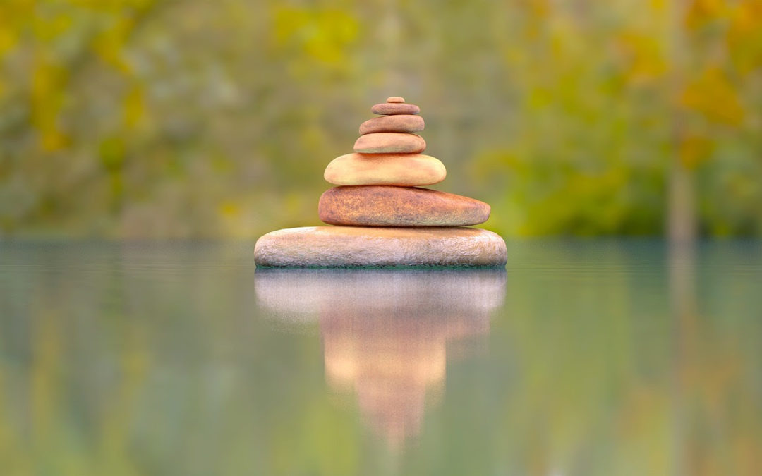 rocks in water